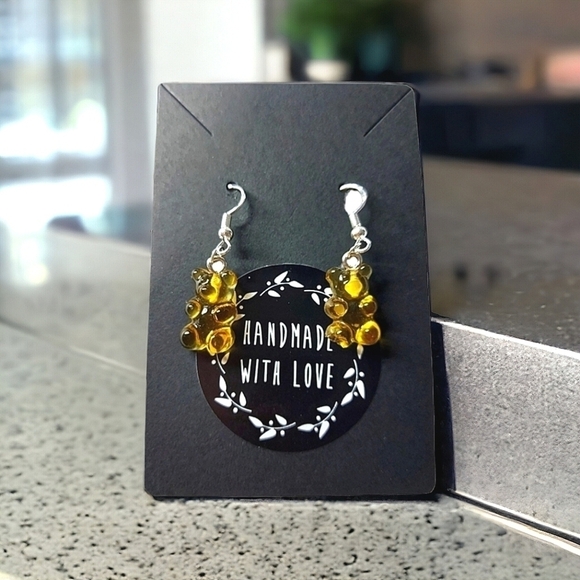 Handmade Gummy Bear Themed Earrings - Picture 1 of 3